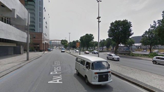 Trecho onde foram disparados os tiros/Google Street View
