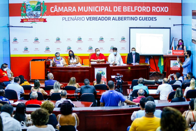 A audiência pública realizada na Câmara Municipal/Rafael Barreto/PMBR