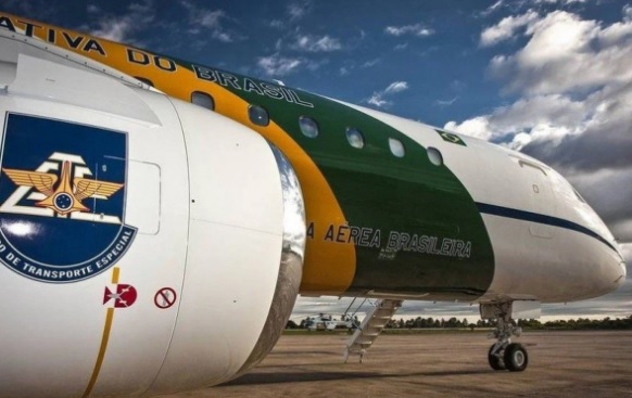Avião da FAB que transportou 37 kg de cocaína do Brasil à Espanha/Reprodução