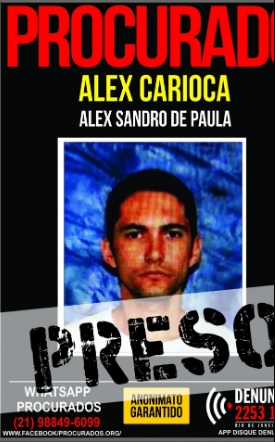 Alex Carioca foi preso em Bangu/Divulgação