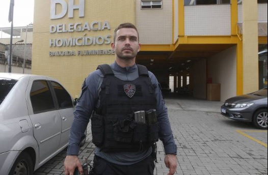 Delegado Uriel Alcântara, titular da DHBF, investiga ação da quadrilha de milicianos/Reginaldo Pimenta / Agencia O Dia