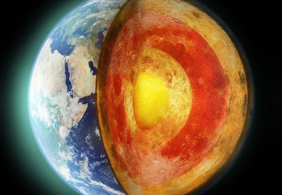 Núcleo da Terra é uma 'cápsula do tempo'/Getty via BBC