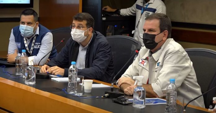Secretário de Saúde do Rio, Daniel Soranz, e prefeito Eduardo Paes/Reprodução