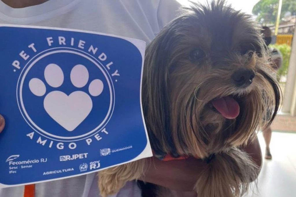 Oito lojas da cidade já se cadastraram para receber o Selo Pet Friendly/Divulgação/Governo do RJ


