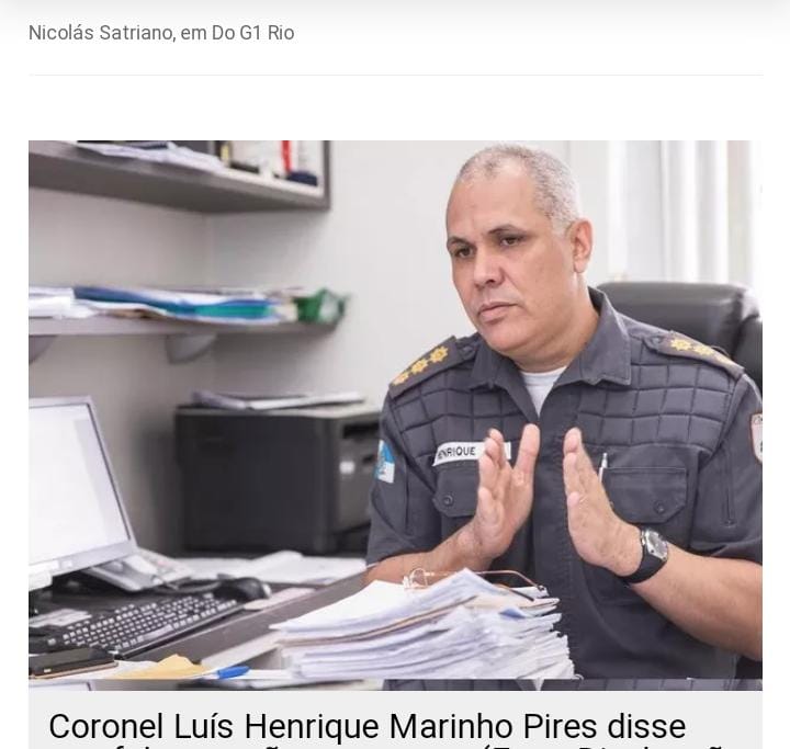 Coronel Luiz Henrique Marinho Pires assume o comando da Secretaria de Polícia Militar/Cristina Boeckel/G1