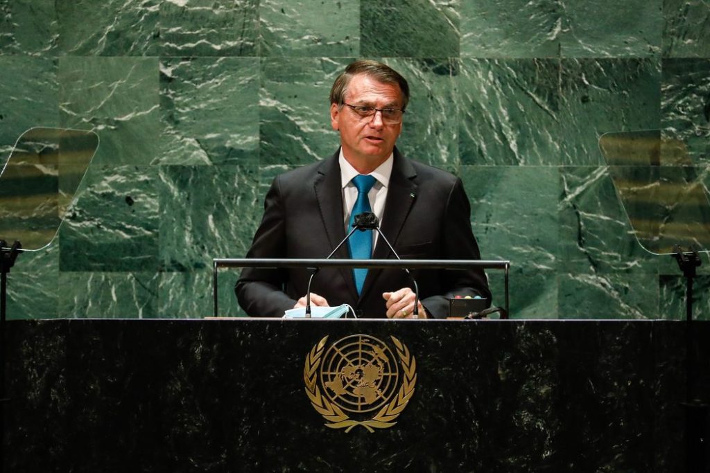 Bolsonaro discursa na ONU: Brasil trabalha para atrair investimentos da iniciativa privada/Alan Santos/PR
