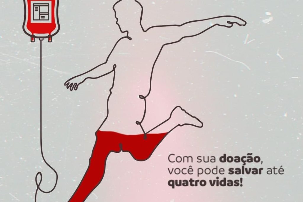 Cartaz da campanha: até quatro vidas salvas/Divulgação/PMSJM