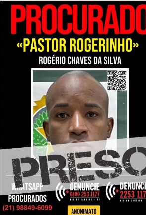 Após o crime, Rogério Chaves da Silva estava foragido em favela carioca