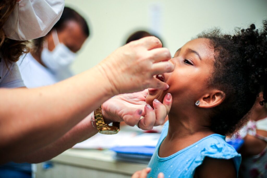 O Dia da Vacinação contra a poliomielite será no próximo sábado/Rafael Barreto/PMBR